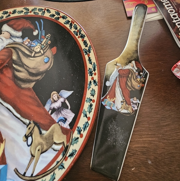 Ceramic Christmas plate - Picture 2 of 2